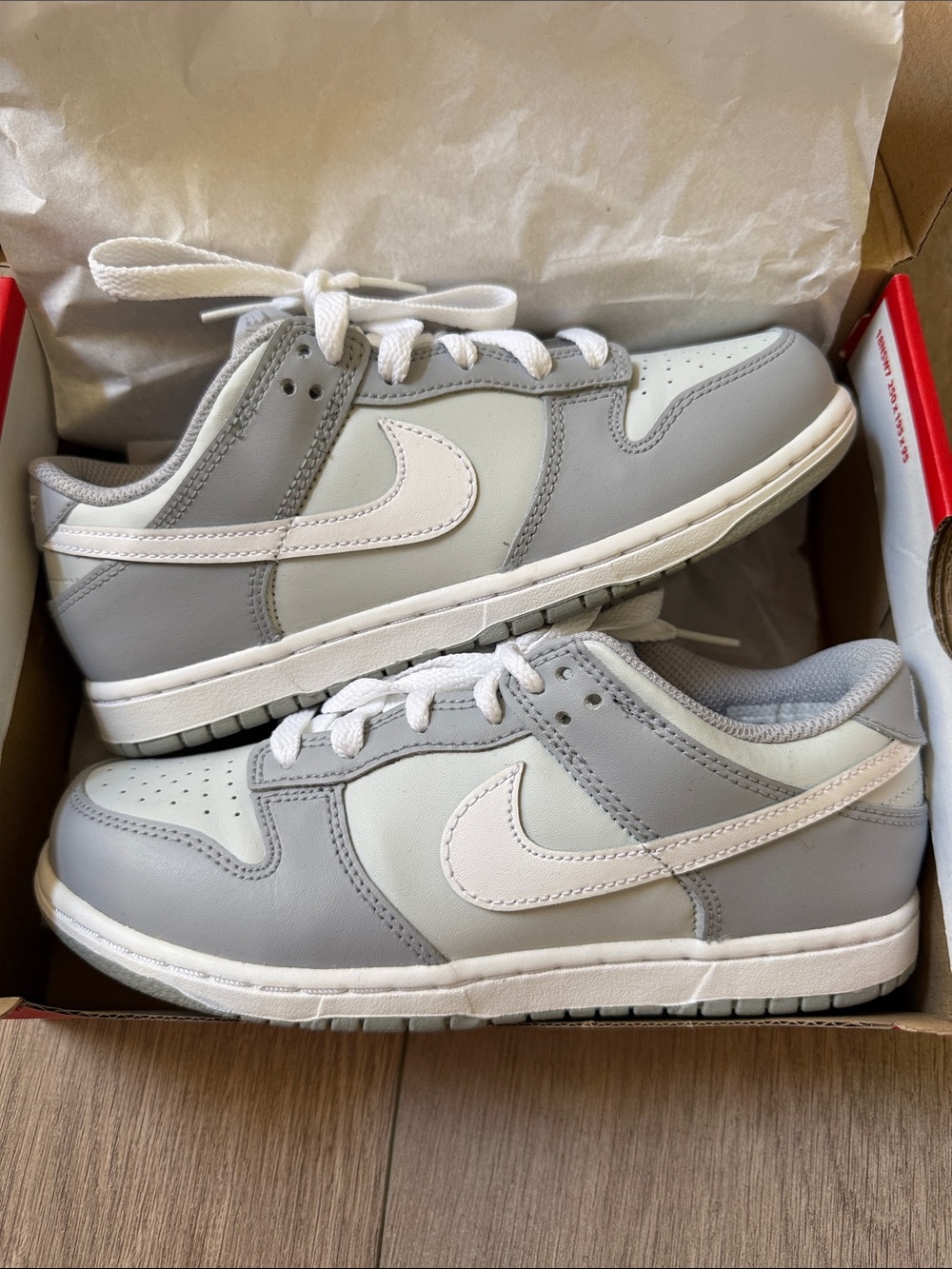 Nike Wolf Grey Dunk Low